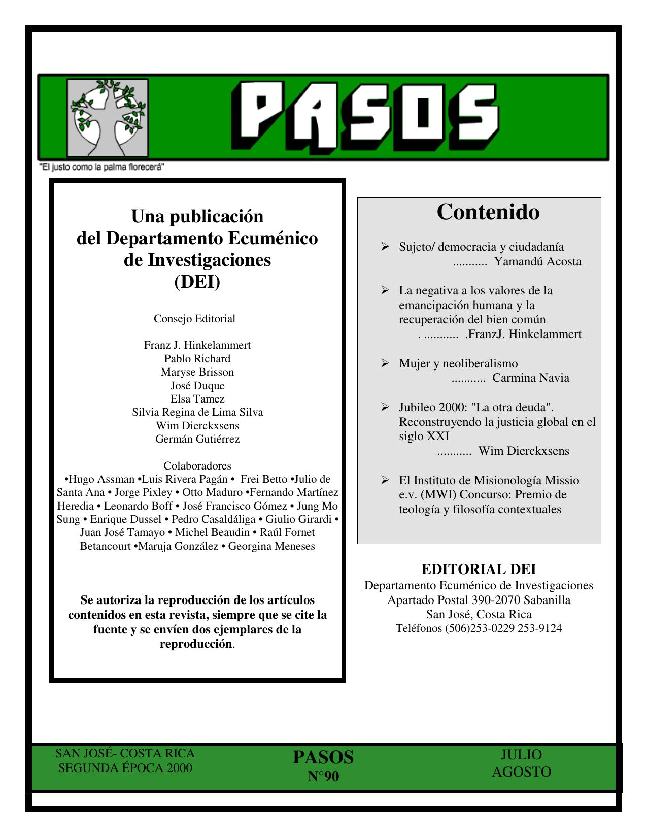 Pasos Sujeto Democracia y Ciudadania